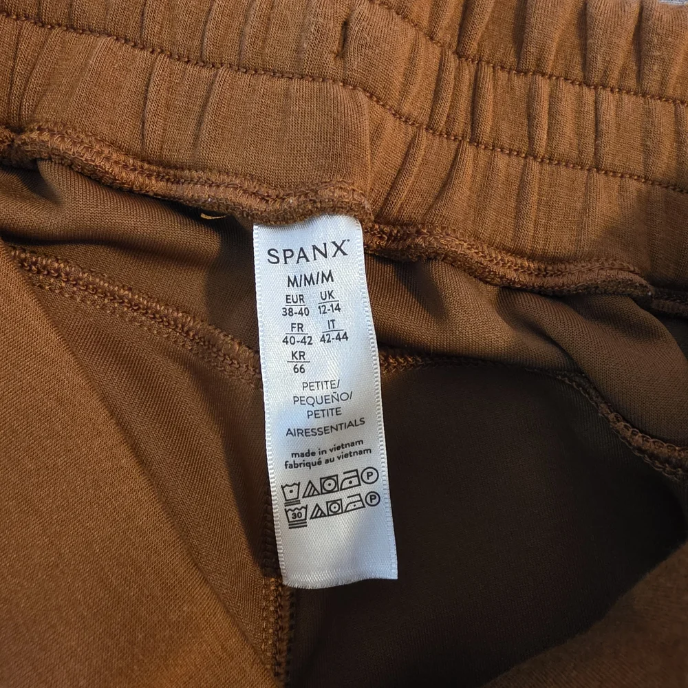 SPANX Wide Leg Airessentials Pants in Tan - Picture 2 of 7